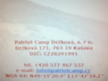 20.5.2016 Otváranie striech, camp Patriot u Zlína